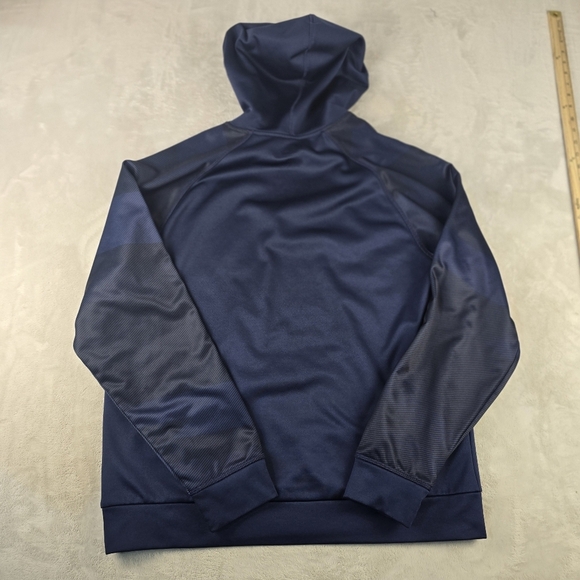 Seattle Seahawks NFL Hoodie Mens Large Blue Majestic Therma Base - Picture 3 of 6